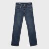 Jeans med låg midja och smal passform