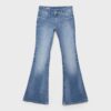 Jeans med låg midja och sömfickor Jeans med låg midja och sömfickor