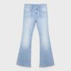 Jeans med låg midja och sömfickor