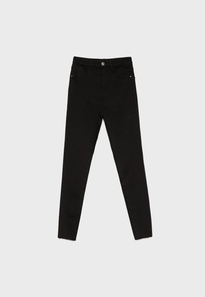 Jeans med superhög midja