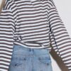 Jeansshorts med uppvikt fåll Jeansshorts med uppvikt fåll