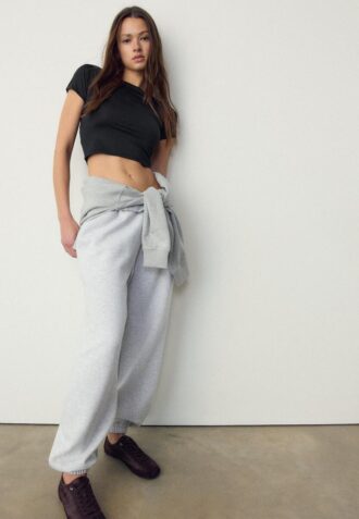 Joggingbyxor i boyfriend-modell