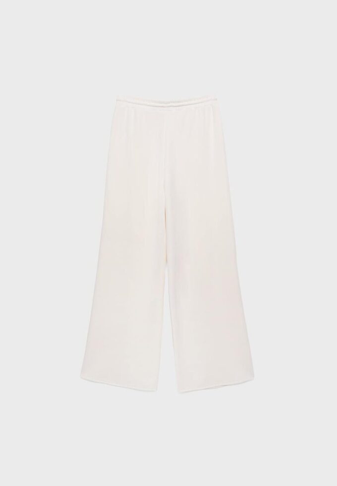Joggingbyxor i palazzo-modell med Soft Touch-känsla Joggingbyxor i palazzo-modell med Soft Touch-känsla