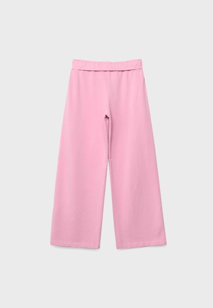 Joggingbyxor med raka ben och tvättad effekt