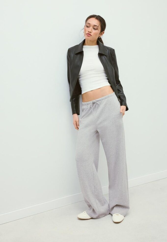 Joggingbyxor med Wide Leg