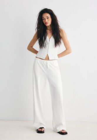 Joggingbyxor med Wide Leg