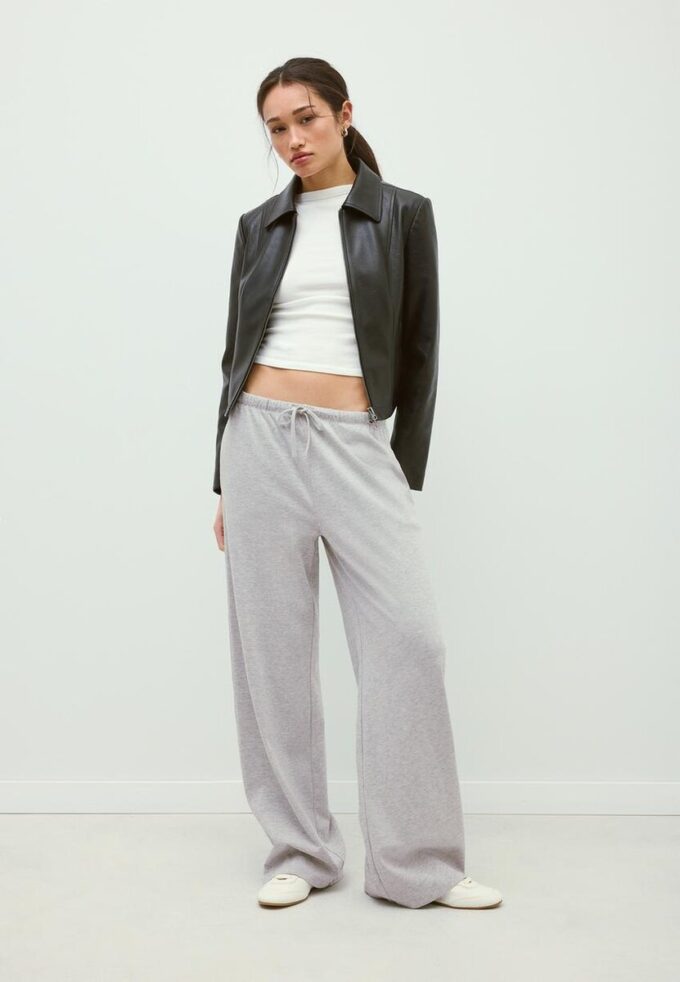 Joggingbyxor med Wide Leg