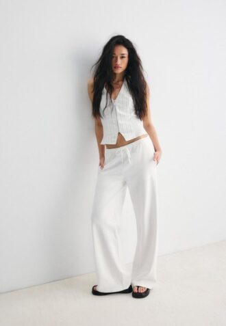 Joggingbyxor med Wide Leg