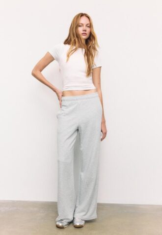 Joggingbyxor med Wide Leg