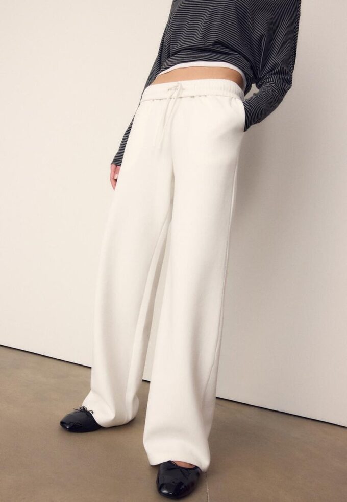 Joggingbyxor med Wide Leg Joggingbyxor med Wide Leg