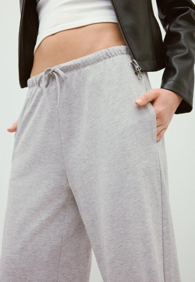 Joggingbyxor med Wide Leg