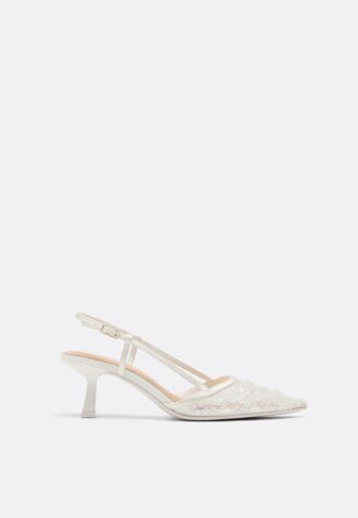 Kittenskors i mesh med strass