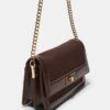 Kontrastfärgad crossbody-väska i canvas