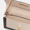 Kontrastfärgad crossbody-väska i canvas