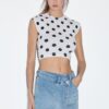 Korslagd jeanskort