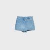 Korslagd jeanskort