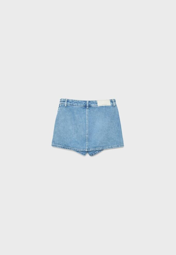 Korslagd jeanskort