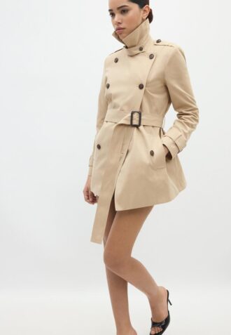 Kort basic trenchcoat