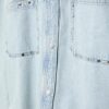 Kort denimskjorta med nitar Kort denimskjorta med nitar