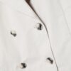 Kort dubbelknäppt trenchcoat