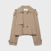 Kort, flödande trenchcoat Kort, flödande trenchcoat