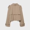 Kort, flödande trenchcoat Kort, flödande trenchcoat