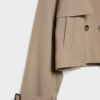 Kort, flödande trenchcoat Kort, flödande trenchcoat