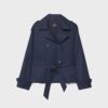 Kort, flödande trenchcoat med bälte Kort, flödande trenchcoat med bälte