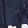 Kort, flödande trenchcoat med bälte Kort, flödande trenchcoat med bälte