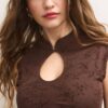 Kort qipao-stil klänning Kort qipao-stil klänning