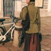 Kort trenchcoat med hög hals Kort trenchcoat med hög hals