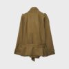 Kort trenchcoat med hög hals Kort trenchcoat med hög hals