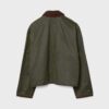 Kort vaxad parkas i kontrastfärger Kort vaxad parkas i kontrastfärger