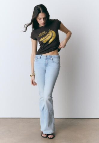 Kortärmad banan-T-shirt