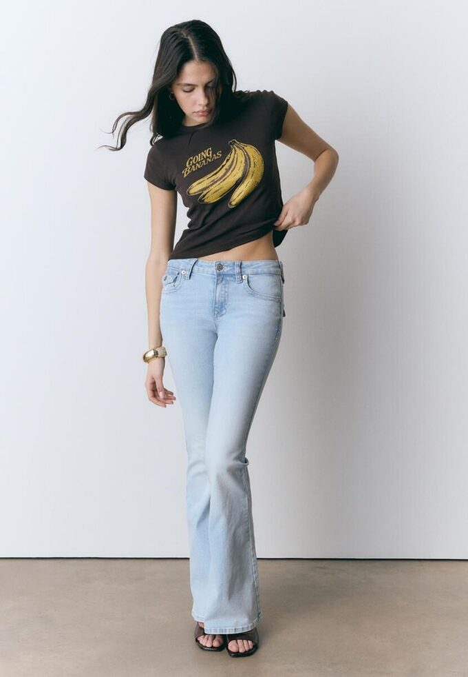 Kortärmad banan-T-shirt