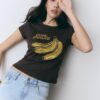 Kortärmad banan-T-shirt