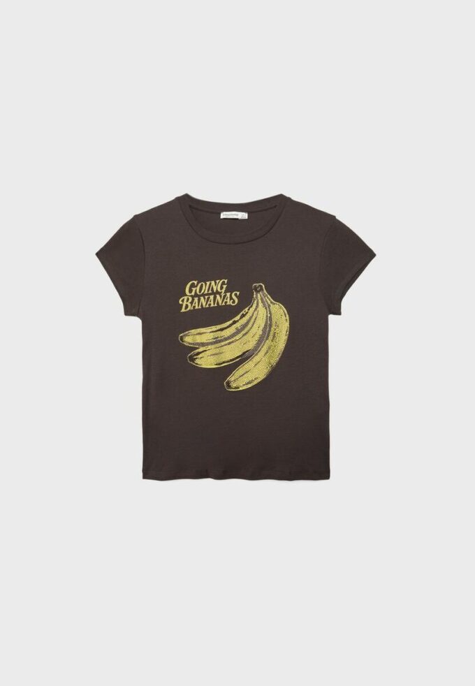 Kortärmad banan-T-shirt