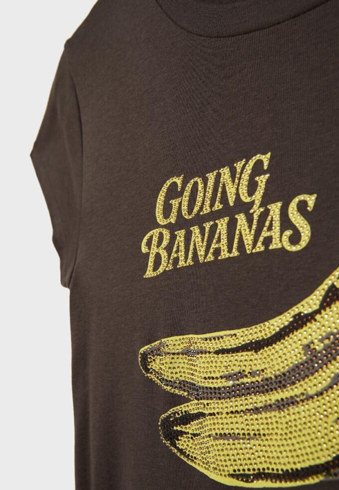 Kortärmad banan-T-shirt
