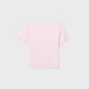 Kortärmad T-shirt med båthals