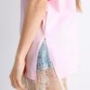 Kortärmad T-shirt med spetskant