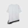 Kortärmad T-shirt med spetskant Kortärmad T-shirt med spetskant