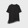 Kortärmad T-shirt med spetskant Kortärmad T-shirt med spetskant