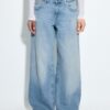 Lågmidjade jeans med Wide Leg och stjärndetalj Lågmidjade jeans med Wide Leg och stjärndetalj