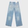 Lågmidjade jeans med Wide Leg och stjärndetalj Lågmidjade jeans med Wide Leg och stjärndetalj