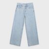 Lågmidjade jeans med Wide Leg och strass Lågmidjade jeans med Wide Leg och strass