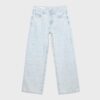 Lågmidjade jeans med Wide Leg och strass Lågmidjade jeans med Wide Leg och strass