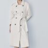 Lång, flödande trenchcoat Lång, flödande trenchcoat