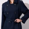 Lång, flödande trenchcoat Lång, flödande trenchcoat