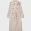 Lång, flödande trenchcoat Lång, flödande trenchcoat