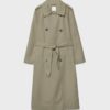Lång, flödande trenchcoat Lång, flödande trenchcoat